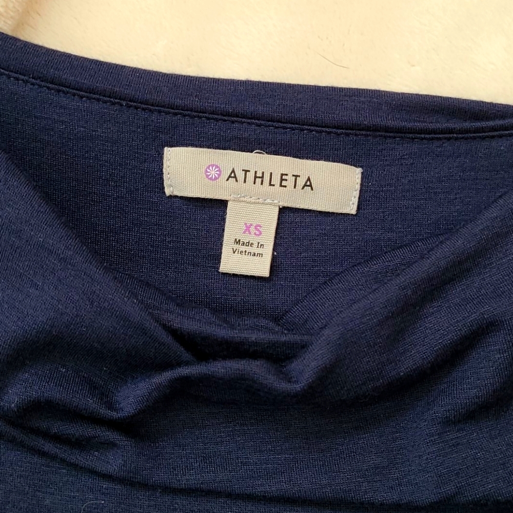 Athleta Women's Solstice Dress Navy Blue Size XS - Picture 6 of 7